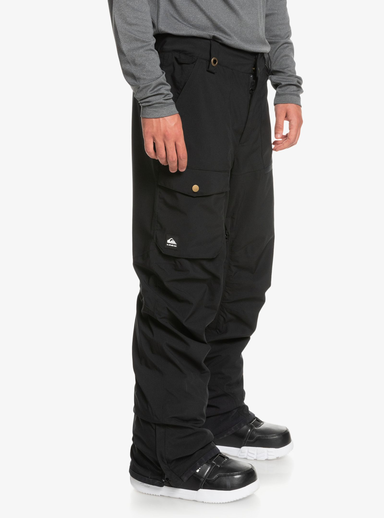  Quiksilver Pantalones de snowboard utilitarios para hombre,  True Black (Kvj0) : Ropa, Zapatos y Joyería
